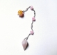 Pendule, quartz rose