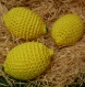 Citron - fruit fait au crochet  