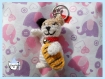 Maneki neko porte-clés avec koban calico ( chat porte bonheur au crochet )