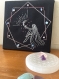 Mandala énergétique brodé de cristaux «  paix intérieure et équilibre »