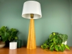 Lampe à poser | luminaire faite à la main | bois massif recyclé | décorative et naturelle  | high