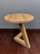 Support de plante  |  tabouret décoratif ou table d'appoint idéal | bois massif en hêtre recyclé minimaliste  |  epsilon