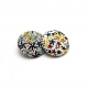Boutons x 5 liberty adelajda a multicolore taille au choix 