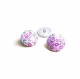 Boutons x 5 liberty fairford rose taille au choix 