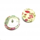 Boutons x 5  liberty field flowers japon rose taille au choix 