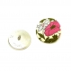 Boutons x 5 liberty poppy and daisy  c hortensia taille au choix 