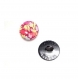 Boutons x 5 liberty thorpe g rose taille au choix 