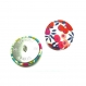 Boutons x 5 liberty wiltshire s rouge taille au choix 
