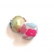 Boutons x 5 liberty fluo betsy berry giggle taille au choix 