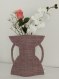 Cache-vase, cache-pot, bois de rose - 2 anses