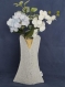 Décoration mariage, cache-vase,,cache-pot, photophore blanc/doré