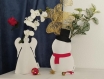 Noël cache vases/photophores - 2 pièces : ange + bonhomme de neige #cachepot #cachevase #noel #cadeau #photophore #deco #couvrevase #fleurs #veilleuse #plantes #pot #vase #papervase #séjour