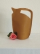 Cache pot/photophore doré/moutarde (bi-texture) #cachevase #deco #cachepot  #vase #cadeau #photophore #couvrevase #fleurs #plantes #pot #papervase #séjour #bureau