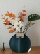 Cache vase cylindrique vert + poignée dorée #cachevase #deco #cachepot  #vase #cadeau #photophore #couvrevase #fleurs #plantes #pot #papervase #séjour #bureau