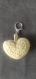 Porte clés crochet coeur 
