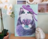 Tableau peinture acrylique chat 