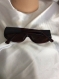 Vintage lunettes ans 80. chic lunettes de soleil  «  made in france»couleur bordeaux /noire pour homme,femme