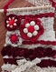 Tissage fleurs au crochet 