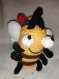 Hochet crochet bébé petite abeille 