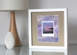 Photographie instax square sur papier acrylique - thème : coucher de soleil #1 // décoration originale
