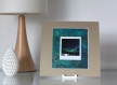 Photographie instax square sur papier acrylique - thème : aurore boréale #2 // décoration originale