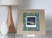 Photographie instax square sur papier acrylique - thème : aurore boréale #8 // décoration originale