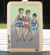 Peinture originale sur ardoise d'écolier - les copines #7 // a personnaliser avec des prénoms //  cadeau entre ami(e)s