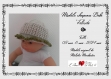 Modèle tricot de chapeau bébé félicité