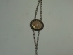Bracelet  nacres normande sur support bronze