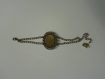 Bracelet  nacres normande sur support bronze