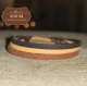 Idée cadeau de noël ! bracelet en cuir de daim - personnalisation possible !