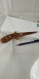 Ouvre lettre coupe papier décor tribal en bois d'acacia découpé