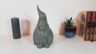 Statuette nain de jardin imitation granit gris imprimée en 3d