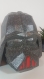 Statuette dark vador imitation granit noir et résine époxy rouge imprimée en 3d