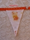 Guirlande de fanions / drapeaux pour chambre de bébé décors nounours
