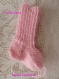 Chaussons et chaussettes bébé rose
