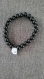 Bracelet black agate