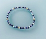 Bracelet femme en perles multicolores et heishi or, bracelet doré, bracelet perles, bijoux cadeaux, bijou femme or cadeau de noel