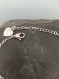 Bracelet femme gourmette en acier inoxydable avec pendentif om en argent, bracelet zen om,  femme, bijoux cadeaux cadeau de noel