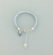 Bracelet bleu avec pendentif œil grec, bijoux, bracelet, porte bonheur, bijou, bracelets, bijou œil grec, cadeau de noel, bracelet femme