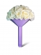 Bouquet mariée lilas 
