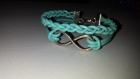 Bracelet turquoise - infini - ref22