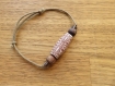 Bracelet coton ciré 16307
