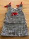 Petite robe en coton vichy 3/6/9 mois