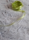 Ruban polyester  vert pistache  5mm au mètre 