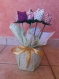 Bouquet de tulipes en tissus