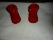 Chaussons bébé en laine layette couleur rouge 0/3 mois