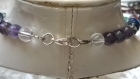 Collier  en perles  fluorite  avec  pendentif
