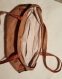 Grand sac cabas style vintage en tissu africain couleur automnale