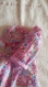 Robe bébé fille  12 mois rose impressions multicolores